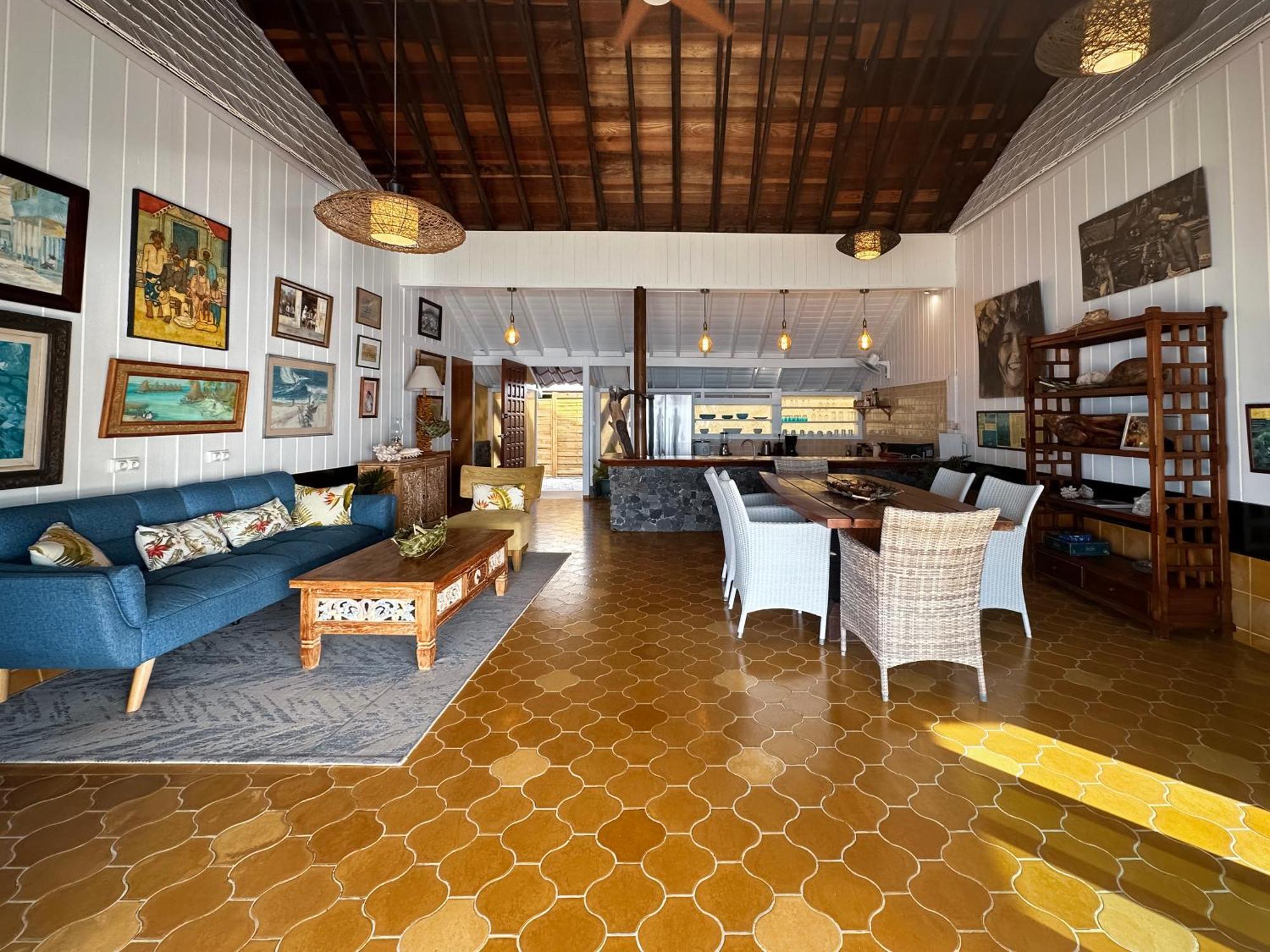Вилла Chez Jay Moorea Beach House Махарепа Экстерьер фото