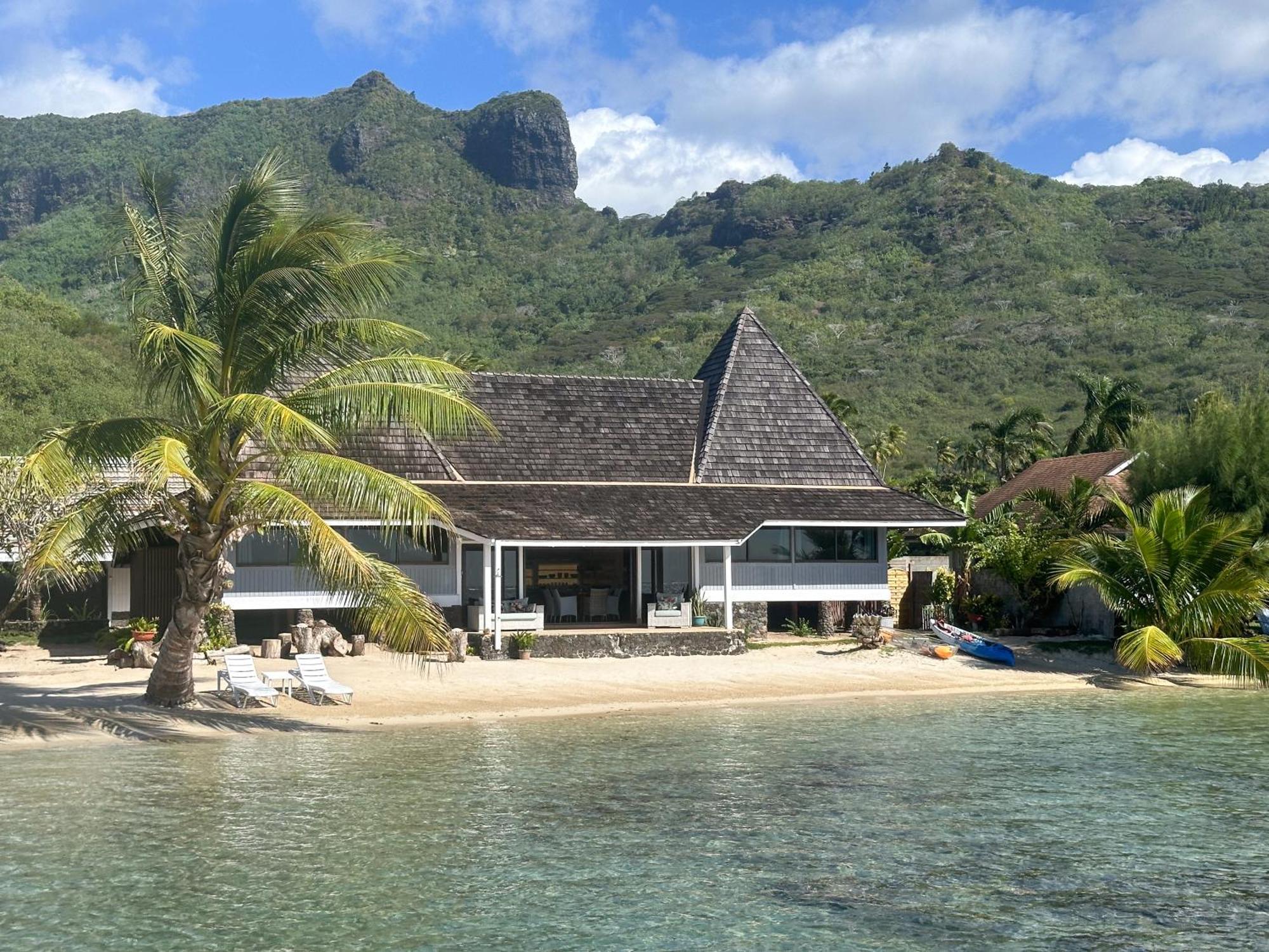Вилла Chez Jay Moorea Beach House Махарепа Экстерьер фото